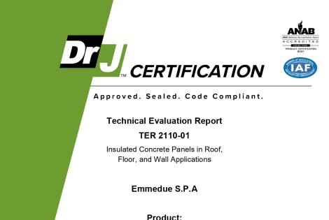 TER 2110-01 Сертификат, выданный DrJ Engineering LLC.
