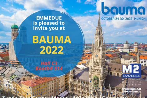 EMMEDUE примет участие в выставке BAUMA 2022 в Мюнхене (Германия)