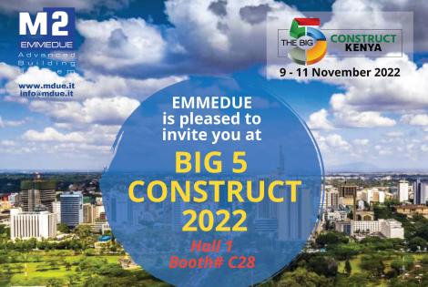 EMMEDUE en BIG 5 CONSTRUCT KENYA 2022 en Nairobi