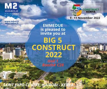 EMMEDUE au BIG 5 CONSTRUCT KENYA 2022 à Nairobi